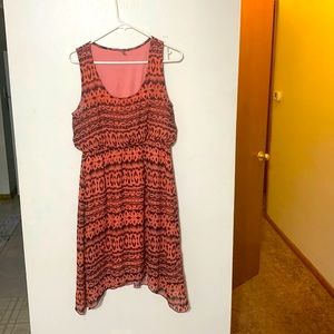 Beautiful pink and black dress